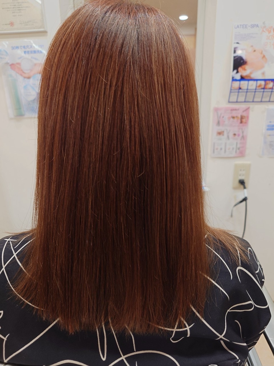 スキャルプアクアジェット施術前